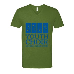 Next Level Fitted CVC V-Neck Tee Thumbnail