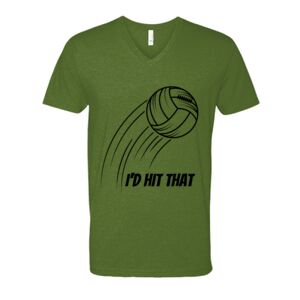 Next Level Fitted CVC V-Neck Tee Thumbnail