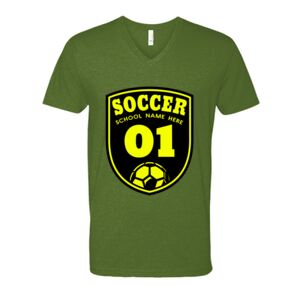 Next Level Fitted CVC V-Neck Tee Thumbnail