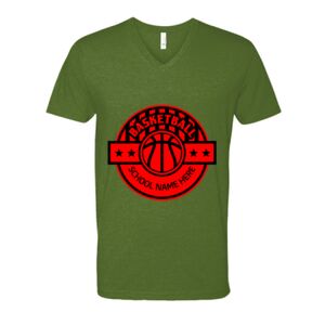 Next Level Fitted CVC V-Neck Tee Thumbnail