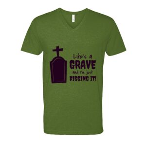 Next Level Fitted CVC V-Neck Tee Thumbnail