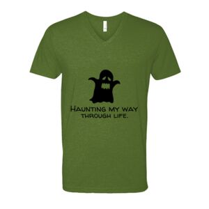 Next Level Fitted CVC V-Neck Tee Thumbnail