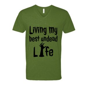 Next Level Fitted CVC V-Neck Tee Thumbnail