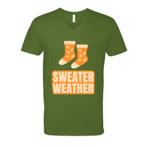 Next Level Fitted CVC V-Neck Tee Thumbnail