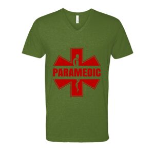 Next Level Fitted CVC V-Neck Tee Thumbnail