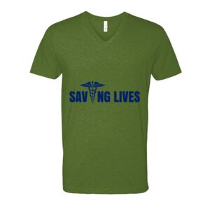 Next Level Fitted CVC V-Neck Tee Thumbnail