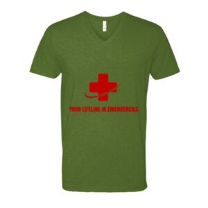 Next Level Fitted CVC V-Neck Tee Thumbnail