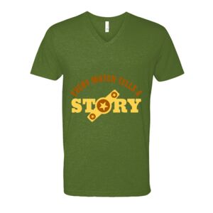 Next Level Fitted CVC V-Neck Tee Thumbnail