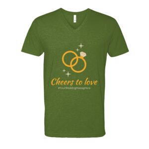 Next Level Fitted CVC V-Neck Tee Thumbnail