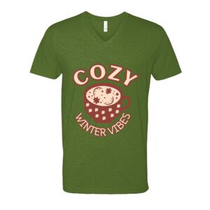 Next Level Fitted CVC V-Neck Tee Thumbnail