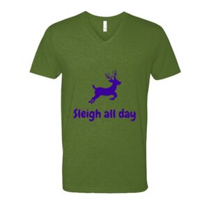 Next Level Fitted CVC V-Neck Tee Thumbnail