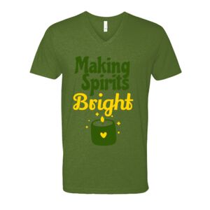 Next Level Fitted CVC V-Neck Tee Thumbnail