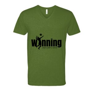 Next Level Fitted CVC V-Neck Tee Thumbnail