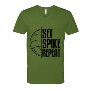 Next Level Fitted CVC V-Neck Tee Thumbnail