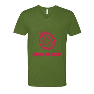 Next Level Fitted CVC V-Neck Tee Thumbnail