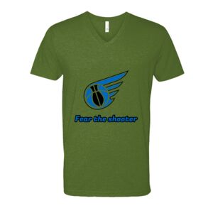 Next Level Fitted CVC V-Neck Tee Thumbnail