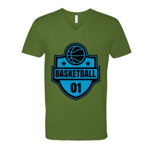 Next Level Fitted CVC V-Neck Tee Thumbnail