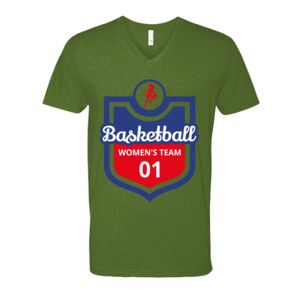 Next Level Fitted CVC V-Neck Tee Thumbnail