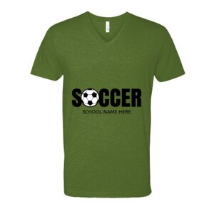 Next Level Fitted CVC V-Neck Tee Thumbnail