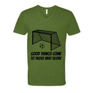 Next Level Fitted CVC V-Neck Tee Thumbnail