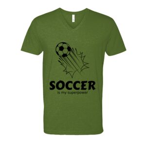 Next Level Fitted CVC V-Neck Tee Thumbnail