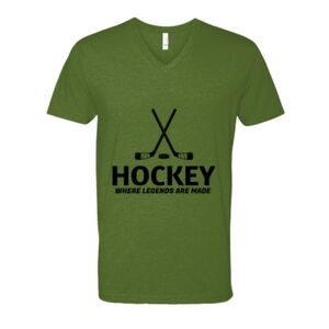 Next Level Fitted CVC V-Neck Tee Thumbnail