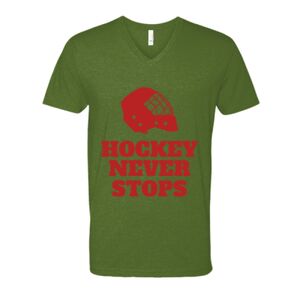 Next Level Fitted CVC V-Neck Tee Thumbnail