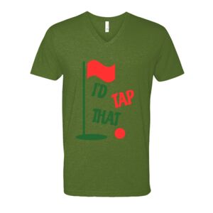 Next Level Fitted CVC V-Neck Tee Thumbnail