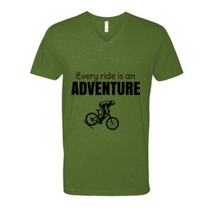 Next Level Fitted CVC V-Neck Tee Thumbnail