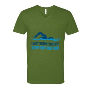 Next Level Fitted CVC V-Neck Tee Thumbnail