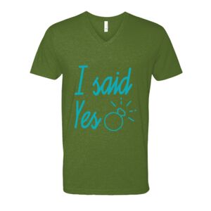 Next Level Fitted CVC V-Neck Tee Thumbnail