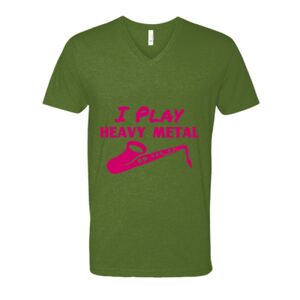 Next Level Fitted CVC V-Neck Tee Thumbnail