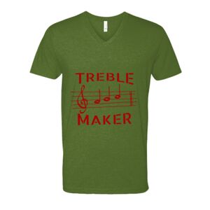 Next Level Fitted CVC V-Neck Tee Thumbnail