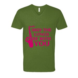 Next Level Fitted CVC V-Neck Tee Thumbnail