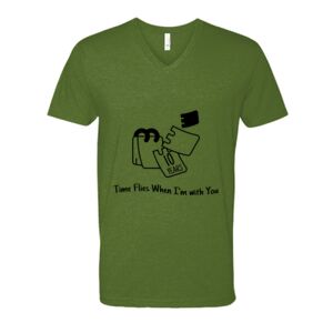 Next Level Fitted CVC V-Neck Tee Thumbnail