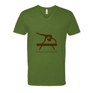 Next Level Fitted CVC V-Neck Tee Thumbnail