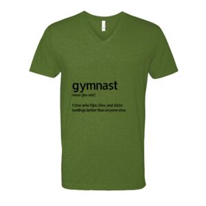 Next Level Fitted CVC V-Neck Tee Thumbnail