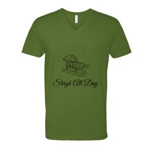 Next Level Fitted CVC V-Neck Tee Thumbnail