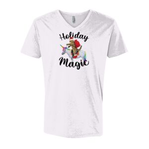 Next Level Cotton V Neck Tee Thumbnail