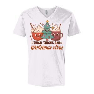 Next Level Cotton V Neck Tee Thumbnail