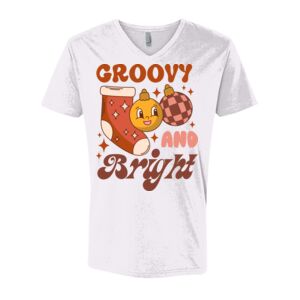 Next Level Cotton V Neck Tee Thumbnail