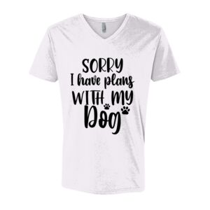 Next Level Cotton V Neck Tee Thumbnail