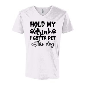 Next Level Cotton V Neck Tee Thumbnail