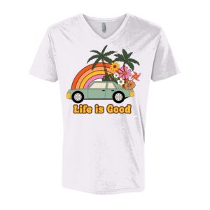 Next Level Cotton V Neck Tee Thumbnail