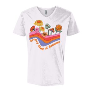 Next Level Cotton V Neck Tee Thumbnail