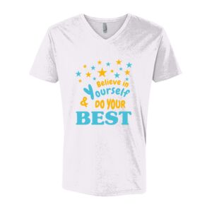 Next Level Cotton V Neck Tee Thumbnail