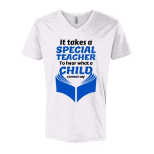 Next Level Cotton V Neck Tee Thumbnail