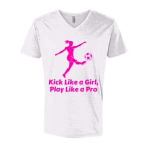 Next Level Cotton V Neck Tee Thumbnail