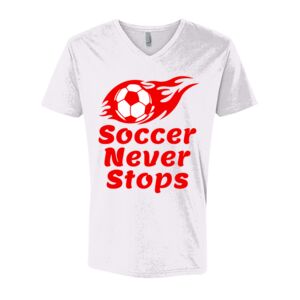 Next Level Cotton V Neck Tee Thumbnail