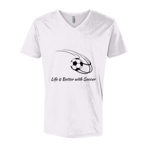 Next Level Cotton V Neck Tee Thumbnail